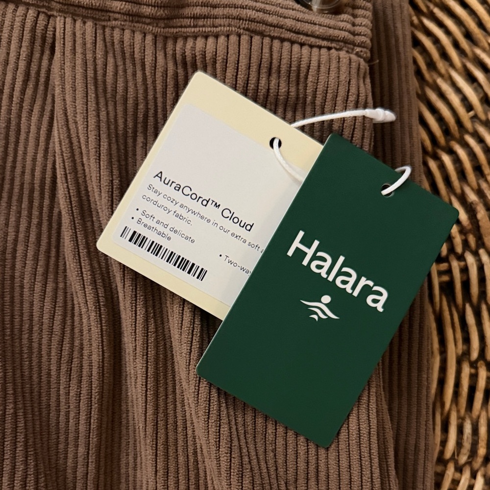 NWT HALARA Brown Wide Leg Pants